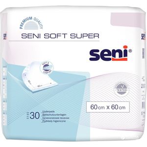Seni Soft Super - Onderleggers - 60 x 60 cm - 30 Stuks - Ademend Materiaal