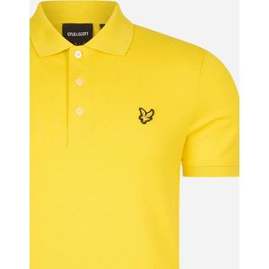 Lyle & Scott Plain polo shirt - yellow scorch
