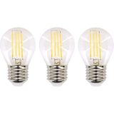 Bemko Premium LED Lamp E27 - vervangt 50W (6W) - 700lm - 2700K Warm Wit - 230V - 3 stuks