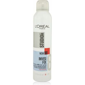 L'Oréal Studio Line Invisi Fix 24H Haarspray Very Strong Hold - 3 x 250 ml - Voordeelverpakking