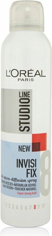 L'Oréal Studio Line Invisi Fix 24H Haarspray Very Strong Hold - 3 x 250 ml - Voordeelverpakking