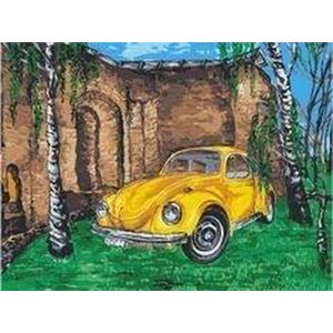 Protsvetnoy Paint by Numbers | Yellow Car - ME1056E