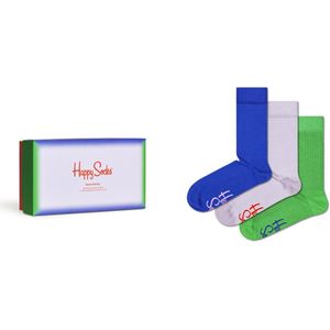 Happy Socks - 3-Pack Color Smash Socks Gift Set - Unisex - Sokken