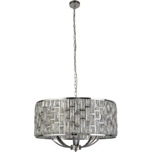 Searchlight BIJOU Hanglamp 8 Lichts Kristal Chroom