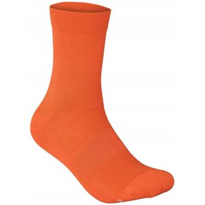POC Fluo Fietssokken Mid - Fluorescerend Oranje - Maat S