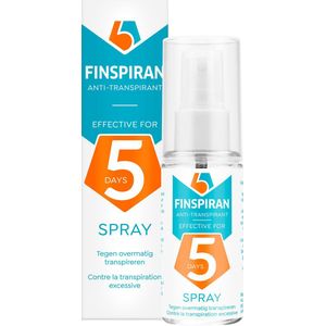 Finspiran - Anti-Transpirant Spray - 50ml - Effectieve Oplossing Tegen Overmatig Transpireren