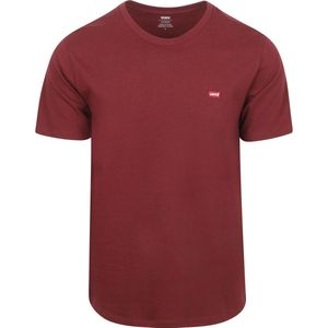 Levi's - T-shirt Original - Bordeaux - Heren - Casual T-shirts