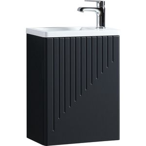 Toiletmeubel Faro 40cm - mat zwart