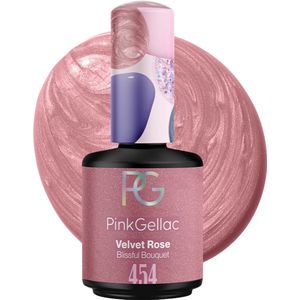 Pink Gellac - 454 Velvet Rose - Gel Nagellak - 15ml - Blissful Bouquet Collectie