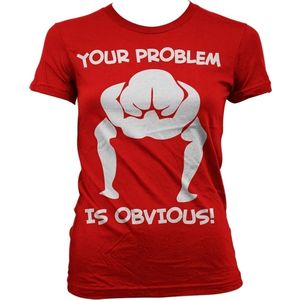Hybris Your Problem Is Obvious Girly T-Shirt Damen Red-S