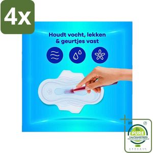 Always - Maandverband - Long - 48 Maandverband - Voordeelverpakking - 4 stuks - Maandverband - Maandverband met vleugels