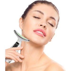 Gezichts en nekmassage apparaat - 7 Massagestanden – USB Oplaadbaar – Anti-Aging Huidverzorgingstool – Draagbaar en Stil