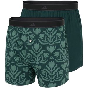 adidas SPORTSWEAR - Active Woven - Boxershorts - Groen/Petrol - 2 Pack