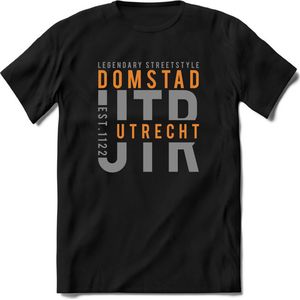 Utrecht - Domstad | TSK Original & vintage | T-Shirt Heren - Dames | Zilver - Goud | Perfect Cadeau Shirt | Grappige Spreuken - Zinnen - Teksten | Maat 3XL
