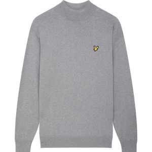 Lyle & Scott Roll neck jumper - mid grey marl