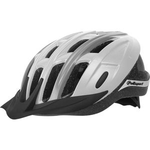 Polisport Ride In fietshelm - Maat M (54-58cm) - Wit/grijs