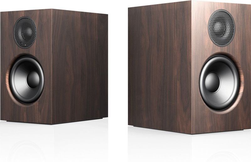 Audio Pro A28 - Boekenplankspeakers - Walnoot - 2x75W Krachtig Geluid - Multiroom Audio - Bluetooth Streaming
