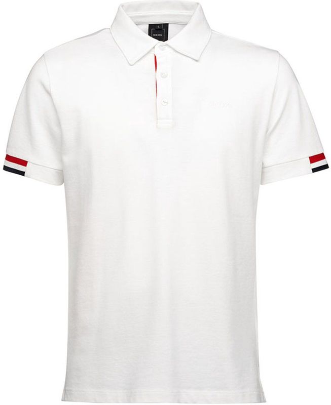 Geox Piquet 2 Korte Mouw Poloshirt Wit L Man