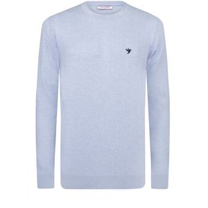 Felix Hardy Sweater Met Ronde Hals - Trui 100% Katoen Heren Blauw - 2Xl