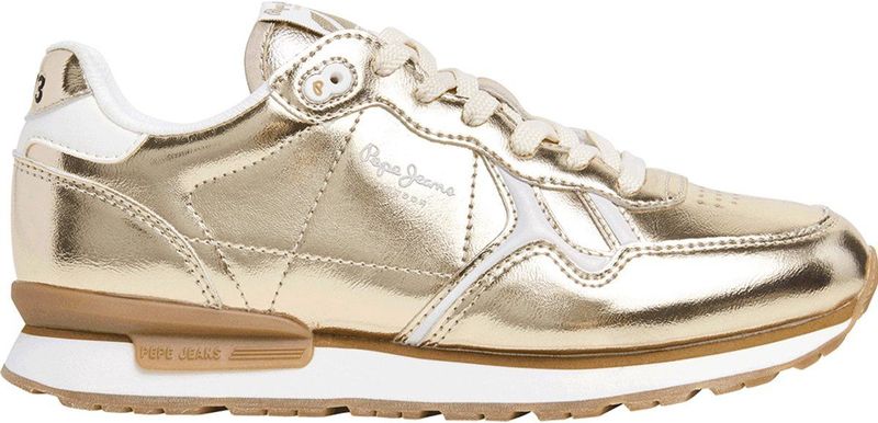 Pepe Jeans - Brit - Sneakers - Wit - Textiel