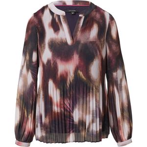 comma - Blouse - Plissé Tuniekblouse - Chiffon