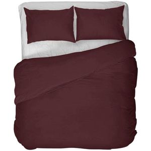 Kayori Saya Dekbedovertrek - Lits-jumeaux - 240x200/220 cm - Burgundy