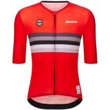 Santini UCI World Champion Jersey Fietsshirt (rood)