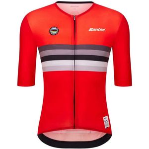 Santini UCI World Champion Jersey Fietsshirt (rood)
