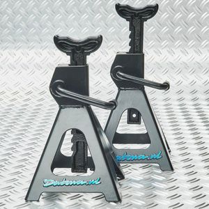 Datona® Assteunen Autoset 2 ton - Mat Zwart