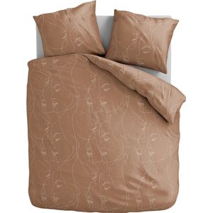 Zydante® Microvezel Dekbedovertrekset - 135x200 cm - Faces - met 1 Kussenslop