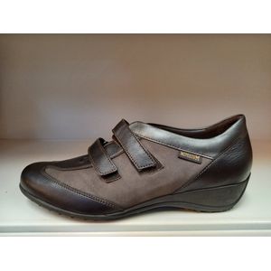 Mephisto LEDA klitteband schoen bruin dark oak maat 40 (6,5)