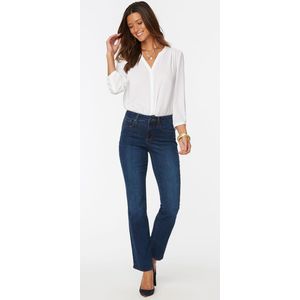 NYDJ Marilyn Straight Jeans Mediumblauw Premium Denim (Petite) | Quinn