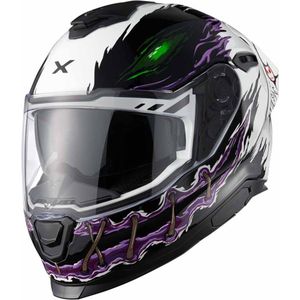 Nexx Y.100R Night Rider White XL - Maat XL - Helm