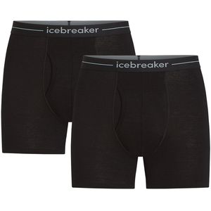 Icebreaker - Merino 150 Anatomica - Boxershorts - Zwart - 2 Eenheden