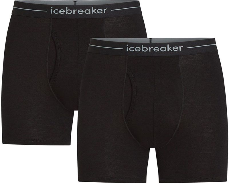 Icebreaker - Merino 150 Anatomica - Boxershorts - Zwart - 2 Eenheden