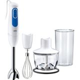 Braun MQ3035WH Multi Quick 3 Staafmixer + Accessoires Blauw/Wit