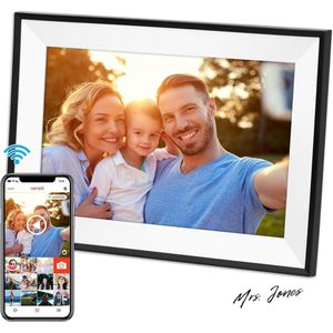 Mrs. Jones Digitale Fotolijst - 10,1 Inch - WiFi - 32 GB - Zwart Wit