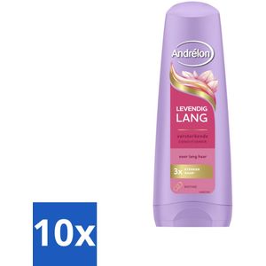 Andrélon – Conditioner – Levendig Lang – 200 ml - Bulkverpakking - 10 stuks