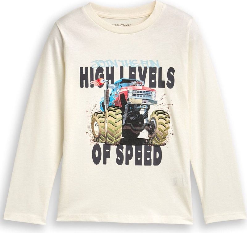 TOM TAILOR - Shirt - Blauw - Lange Mouw