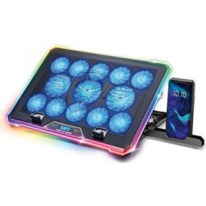 Spirit Of Gamer - Airblade 1300 - Laptopkoelbasis - RGB - Krachtig Koelsysteem met 4 Ventilatoren