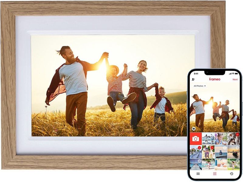 Rollei frameo HOUT WiFi 10 inch digitale fotolijst