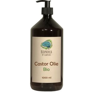 Slaaploos Castor olie - 1000ml - 100% Puur Biologisch Koudgeperst - Wonderolie - Biophorea Castorolie - Basisolie voor etherische oliën