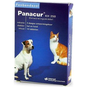 Panacur Ontworming - Hond En Kat - 10 Tabletten