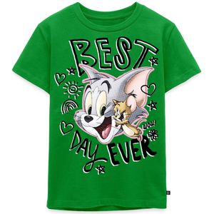 Tom En Jerry Best Day Ever Tekening Premium T Shirt Kinderen