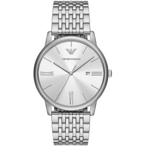 Emporio Armani Minimalist AR11599 Horloge - Staal - Zilverkleurig - Ø 42 mm