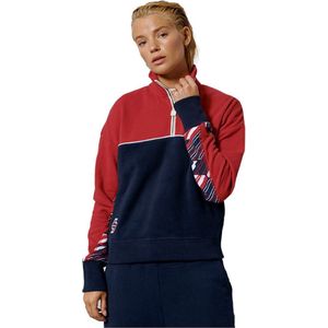 SUPERDRY Sportstyle Funnel Sweatshirt Dames - Risk Red - M