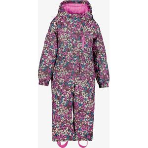 Mountain Peak kinder skipak met bloemetjes roze - Maat 110