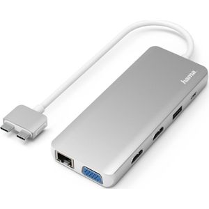 Hama USB-C laptopdockingstation Geschikt voor merk: Apple MacBook Incl. laadfunctie, USB-C Power Delivery