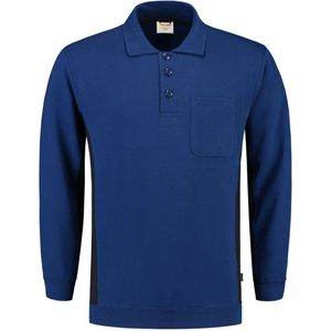 Tricorp 302001 Polosweater Bicolor Borstzak - Koningsblauw/Marineblauw - 8XL