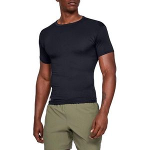 Under Armour - Hg Tactical Compression - T-shirt - Zwart - Katoen